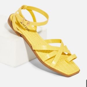 Just Fab Yellow Sandals